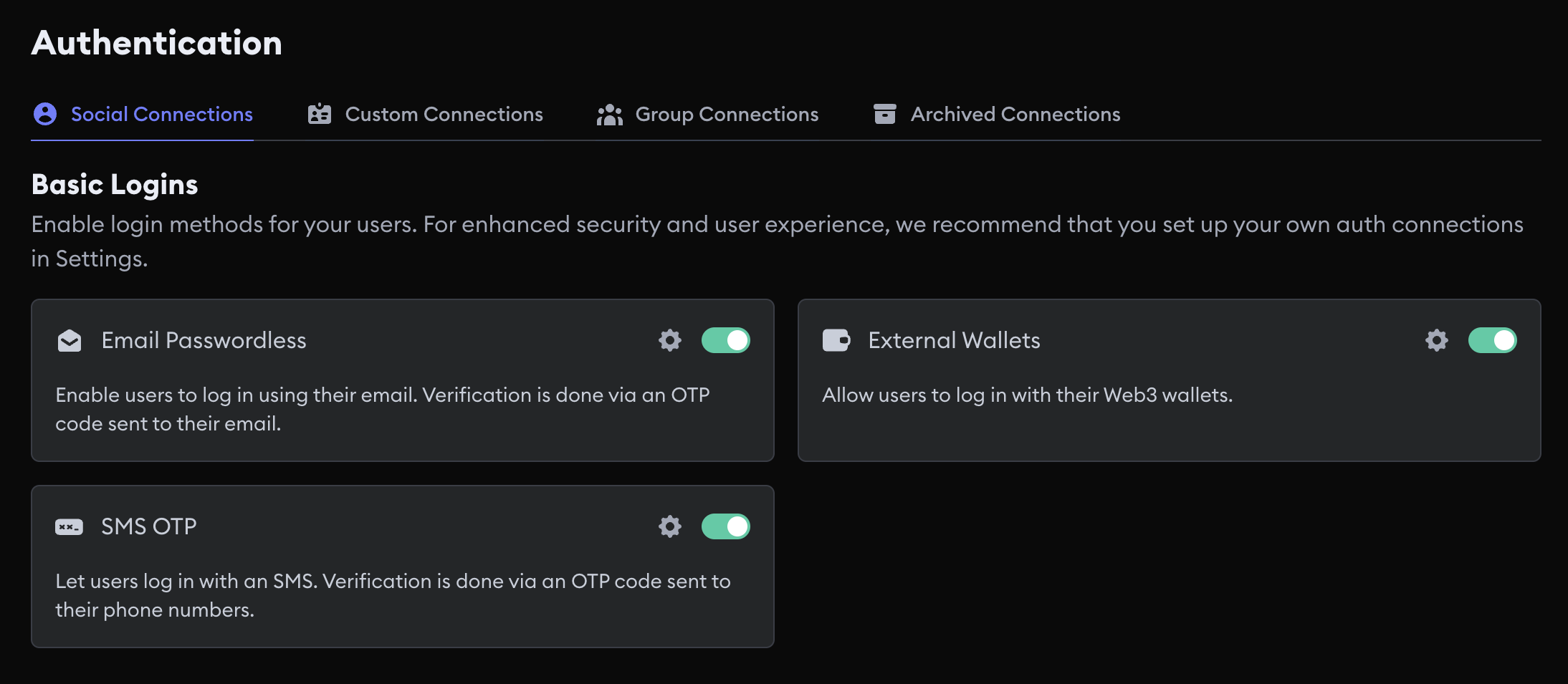 Email passwordless onboarding